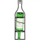Ambiente Haus Flaschenhalter "Flaschenständer zum hängen 45cm", braun (antikbraun), B:12cm H:45cm L:11cm, Eisen, Flaschenhalter, Flaschenhalter