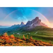 Papermoon Fototapete "Mountain Rainbow", bunt, B:3m L:2,23m, Vlies, Tapeten, Fototapete