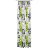 Wirth Vorhang "JOLANDA" Gr. 1, grün, B:145cm H:150cm, Polyester, Gardinen, Vorhang