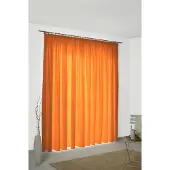 Wirth Vorhang "Felsted" Gr. 1, orange, B:132cm H:150cm, Jacquard, Polyester, Gardinen, Vorhang