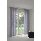 Wirth Vorhang "LORCA" Gr. 1, lila (flieder), B:132cm H:150cm, Obermaterial: 66% Polyester, 34% Baumwolle, Gardinen, Vorhang