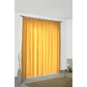 Wirth Vorhang "Felsted" Gr. 1, gelb, B:132cm H:150cm, Jacquard, Polyester, Gardinen, Vorhang