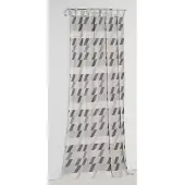 Wirth Vorhang "Bray" Gr. 1, grau (dunkelgrau), B:132cm H:145cm, Jacquard, Baumwolle, Polyester, Gardinen, Vorhang
