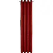 Wirth Vorhang "Trondheim B" Gr. 1, rot, B:131cm H:145cm, Chenille, Polyacryl, Gardinen, Vorhang