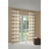 Wirth Vorhang "Menorca" Gr. 1, beige (creme), B:135cm H:145cm, Baumwolle, Polyester, Gardinen, Vorhang