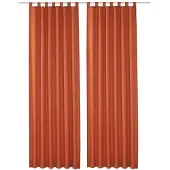 Wirth Vorhang "Lahnstein" Gr. 1, orange (terra), B:132cm H:145cm, Polyester, Gardinen, Vorhang