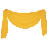 Wirth Freihanddeko "Daria" Gr. 1, gelb, B:135cm H:300cm, Polyester, Gardinen, Freihanddeko