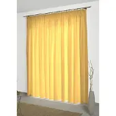 Wirth Vorhang "NEUFAHRN" Gr. 1, gelb, B:135cm H:145cm, Jacquard, Polyacryl, Polyester, Gardinen, Vorhang