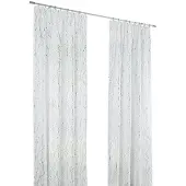 HEINE Gardine HOME Gr. 1, silber (silberfarben), B:140cm H:145cm, Polyester, Gardinen, Gardine