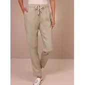 CREATION L PREMIUM Leinen-Viskose-Hose in beige | Gr.: 18