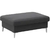 FLEXLUX Pouf "Fiore", Kaltschaum, Füße Alu