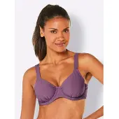 Witt Bügel-Bikini "Bikini-Oberteil Bikini-Oberteil mit herausnehmbaren Softcups", Damen, Gr. 38, Cup D, lila (violett), Modisch, Bikini-Sets Bügel-Bikini