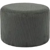 SalesFever Polsterhocker "Komfortabler Polsterhocker", grau (dunkelgrau), B:55cm H:38cm T:55cm, Cordstoff (100% Polyester), Hocker, Polsterhocker, Bezugstoff Oeko-Tex zertifiziert und PFC-frei