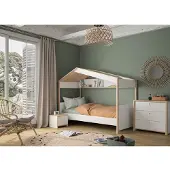 Gami Kommode , weiß, B:84cm H:80cm T:45cm, Holzwerkstoff, Sideboards, Kommode