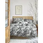 Irisette Bettwäsche "Meran 8531", grau, B/L: 140cm x 200cm, 1 Stk., 1 Stk., Feinbiber, B/L: 90cm x 70cm, 2 Stk., Feinbiber, Obermaterial: 100% Baumwolle, Bettwäsche, Bettwäsche, flauschig