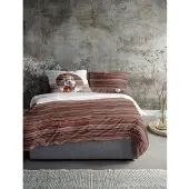 Irisette Bettwäsche "Zobel 8556", rot, B/L: 140cm x 200cm, 1 Stk., 1 Stk., Biber, B/L: 90cm x 70cm, 2 Stk., Biber, Obermaterial: 100% Baumwolle, Bettwäsche, Bettwäsche, samtig weich