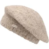 Chillouts Baskenmütze "Odett Hat", Damen, beige, Strick, Materialmix, meliert, unifarben, Mützen Baskenmütze, mit lockerer Passform