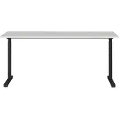 Germania 1100000002199 "GW-Profi 3.0", schwarz (lichtgrau, schwarz, schwarz, lichtgrau), B:160cm H:80cm T:80cm, Tische, 1100000002199, höhenverstellbar (70- 80 cm), in 2 Breiten, Made in Germany