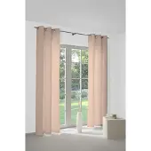 Wirth Vorhang "Neveres" Gr. 1, beige (puder), B:135cm H:145cm, Jacquard, Baumwolle, Gardinen, Vorhang