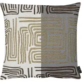 Apelt Dekokissen "Mino", grau (taupe), B:48cm L:48cm, Obermaterial: 75% Polyester, 15% Baumwolle, 10% Viskose. Füllung: 100% Polyester, Dekokissen_Sitzkissen_Kissenhüllen, Dekokissen