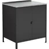 Casa.pro Outdoor Schrank 'Bolognano' 92x80x50 cm Schwarz, matt