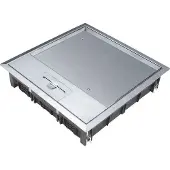 Hager VEQ0612E Versorgungseinheit aus Edelstahl Q06 200x200mm für 12mm Bodenbelag