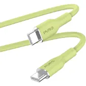 Puro PUUSBCUSBCICONLGRN, 1,5 m, USB C, USB C, USB 3.2 Gen 1 (3.1 Gen 1), Grün