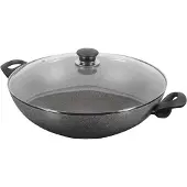 Ballarini Ferrara Wok Bratpfanne mit 2 Granitgriffen 36 cm FERR8KD.36D