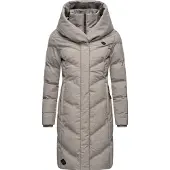 Ragwear Steppmantel "Wintermantel Natalka Melange", Damen, Gr. 3XL, beige (bone), Obermaterial: 100% Polyester PES. Obermaterial: Futter: 100% Polyester PES. 100% Polyester PES., Mäntel Steppmantel