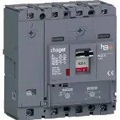 Hager HHS161DC Leistungsschalter h3+ P160 TM ADJ 4P4D N0-100% 160A 25kA CTC