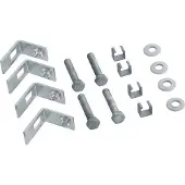 Hager ZAY98333 Bausatz Sockelbefestigung, Zubehör, KVS, mit Eindrückmuttern