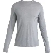 Icebreaker M Mer 125 Cool-lite Sphere III Long Sleeve Tee metro hthr (IB016) XS