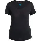 Icebreaker W Mer 125 Cool-lite Sphere III Short Sleeve Scoop black (IB001) L