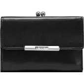 Esquire Leder Geldbörse Helena RFID Wallet Black schwarz