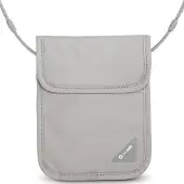 Pacsafe Coversafe X75 RFID-blockierender Sicherheits-Brustbeutel Neutral Grey