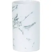 MSV 3700703926313, Freistehender Zahnbürstenhalter, Keramik, Weiß, 66 mm, 63 mm, 105 mm