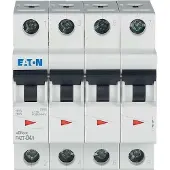 Eaton 240971 Leitungsschutzschalter, 4 A, 4p, Charakteristik: D FAZT-D4/4