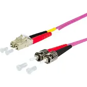 Metz Connect OpDAT Patchkabel LC-D/2xST OM4, 0,5 m 151S1JOAO05E