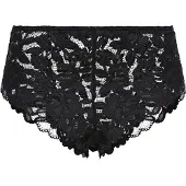 LASCANA Brasilslip , Damen, Gr. 40/42, 1 Stk., schwarz, Spitze, Obermaterial: 90% Polyamid, 10% Elasthan, unifarben, bequem, Unterhosen Brasilslip, aus floraler Spitze