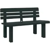 The Living Store Gartenbank Grün 110x52x71 cm Polypropylen