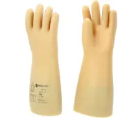 Ks Tools Elektriker-Schutzhandschuh mit Schutzisolierung. weiß weiß 10 - 117.0063 - weiß