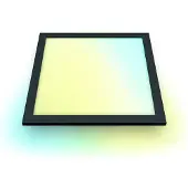 Wiz Deckenlampe Panel schwarz - 12W