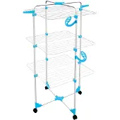 Gimi Modular 3 Color, Wäscheständer, Stahl, Blau, Weiß, 30 m, CE, 710 mm