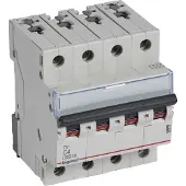 Legrand 403557 TX3 Leitungsschutzschalter C-Charakteristik, 4A, 4-polig, 6kA, 400VAC, 4TE