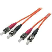 EFB Elektronik O6013.7,5 Duplex Jumper ST-ST 50/125μ, OM2, LSZH, orange, 3.0mm, 7,5m O601375