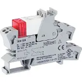 Wago 788-608 Relaismodul,Eingangsnennspannung AC 230 V,1 Wechsler,grau 788608