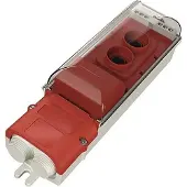 MENNEKES 10896 Erdkabel-Übergangskasten m. Rauchglasdeckel 2xD01 (10896)