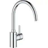 GROHE Eurosmart Cosmopolitan Einhand-Spültischarmatur, Ausladung 224mm, schwenkbar, hoch, 32843002, Farbe: Chrom