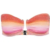 Seafolly - Women's Spectrum Trim Front Bandeau - Bikini-Top Gr 32 rosa