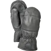 Hestra - Leather Box Mitt - Handschuhe Gr 4 schwarz/grau